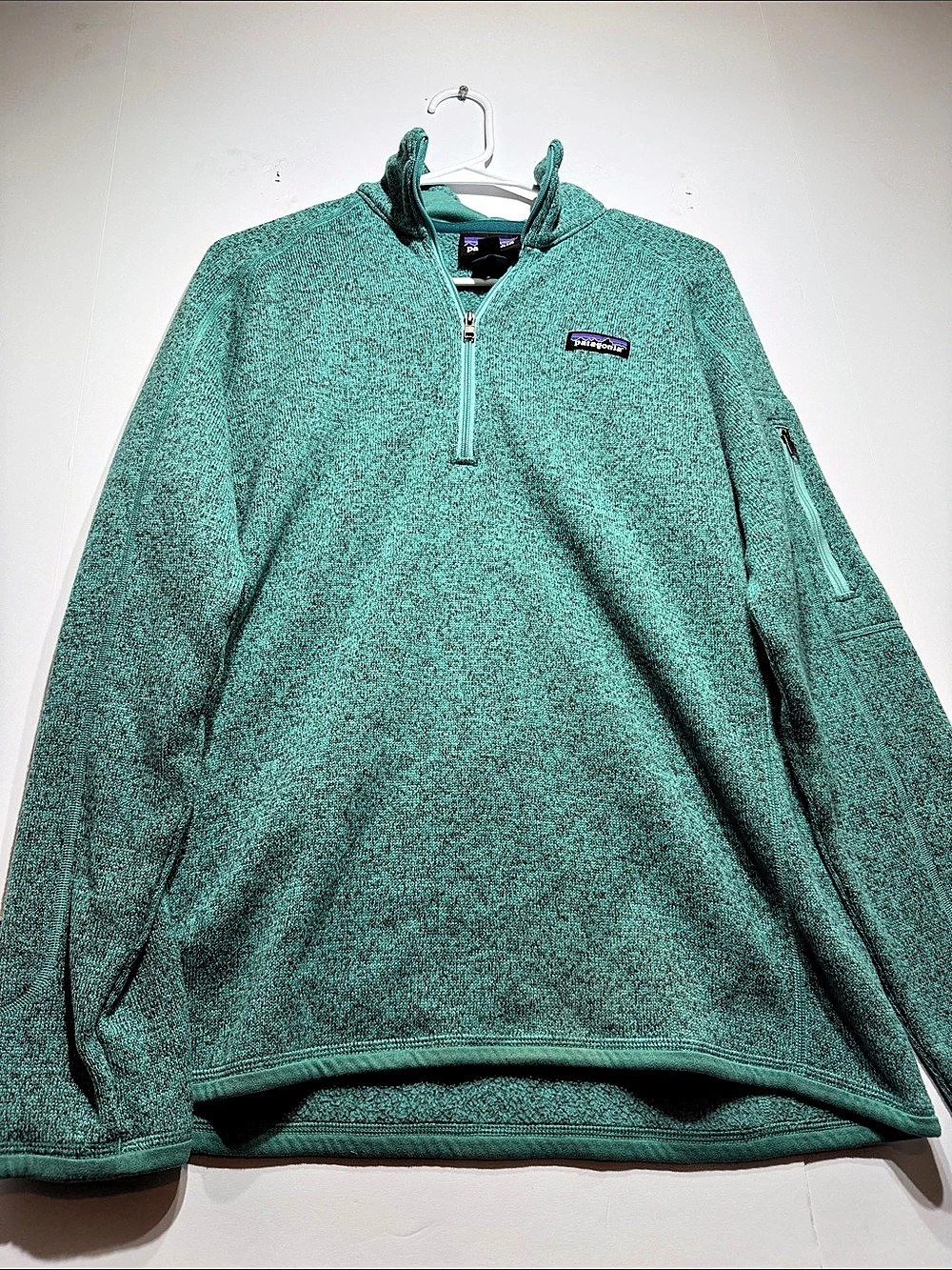 Patagonia Women's Better Sweater 1/4-Zip Fleece Green Large